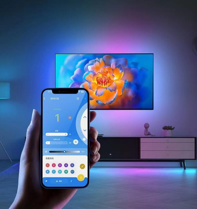 สายการค้า Magic COB LED Strip Dream Full Color DC 24V ที่อยู่ได้ 6