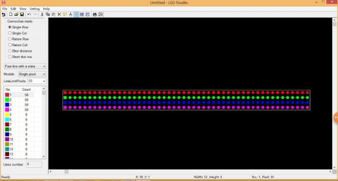 4096 พิกเซล ซัลเว่ DMX LED Controller H802RA 4 Port วัสดุสับสนุนอลูมิเนียม 6